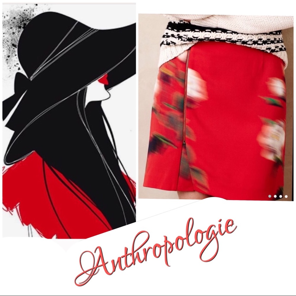 Anthropologie Miniskirt
